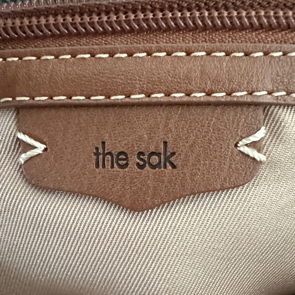 The Sak Blue Crossbody Bag with Chevron Strap - Picture 2 of 11